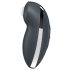 Satisfyer Tap & Climax 2 - 2-i-1 klitorisvibrator (grå)