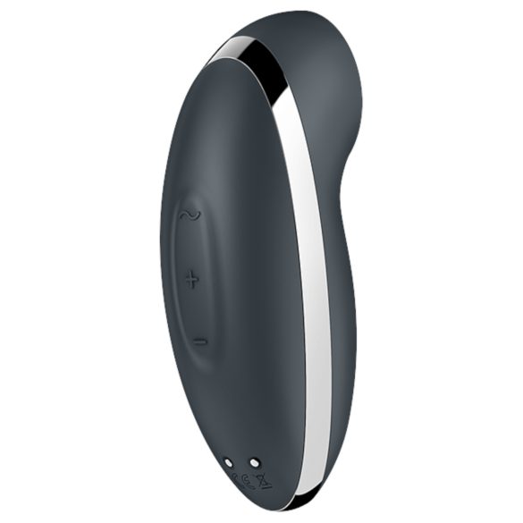 Satisfyer - klitorisvibrator 2i1 - grå