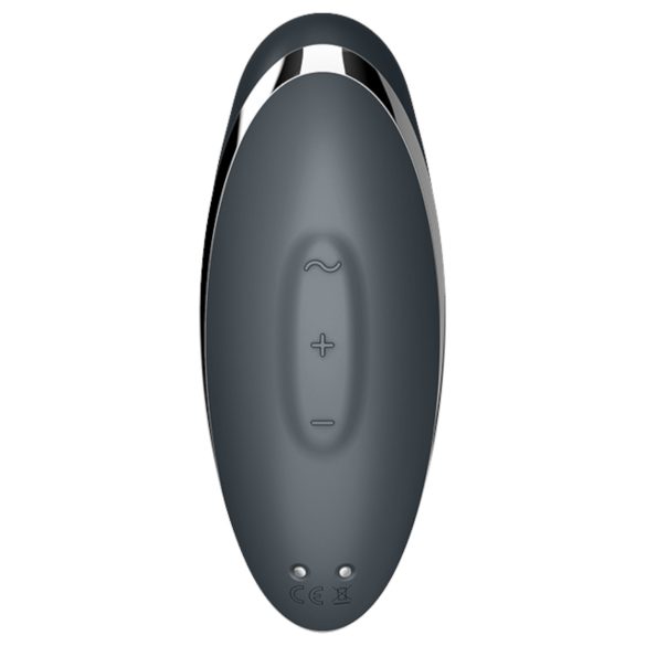 Satisfyer - klitorisvibrator 2i1 - grå