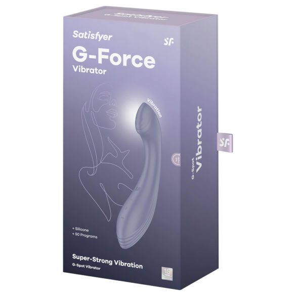 Satisfyer G-Force - G-punkt vibrator - genopladelig vandtæt - lilla