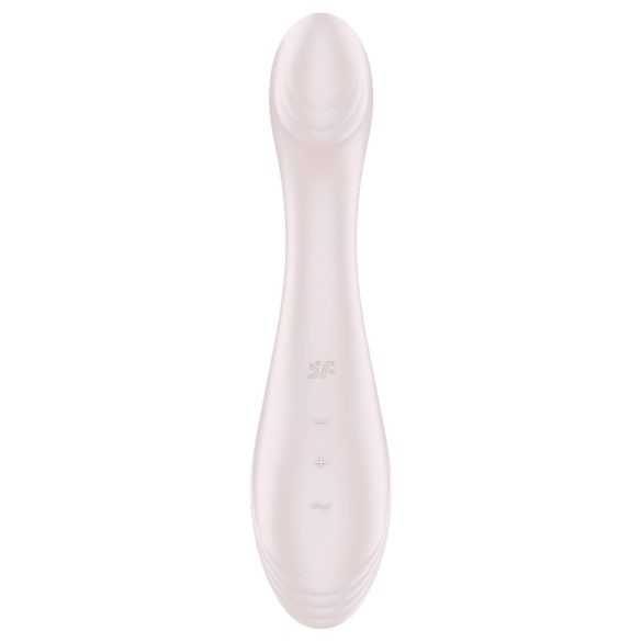 Satisfyer G-Force - G-punktsvibrator genopladelig vandtæt - beige