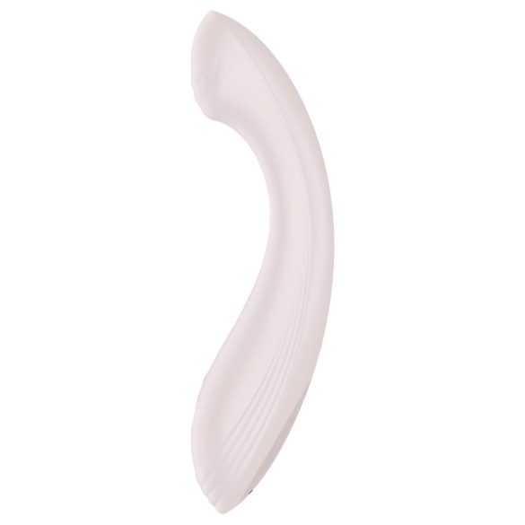 Satisfyer G-Force - G-punktsvibrator genopladelig vandtæt - beige