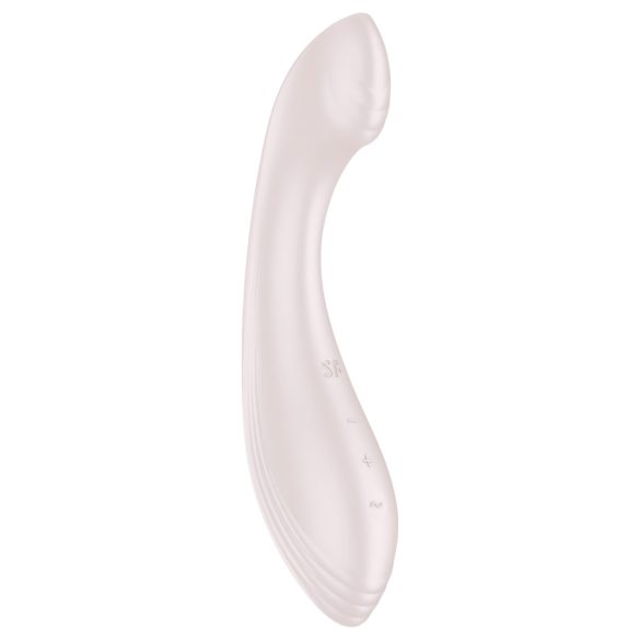 Satisfyer G-Force - G-punktsvibrator genopladelig vandtæt - beige