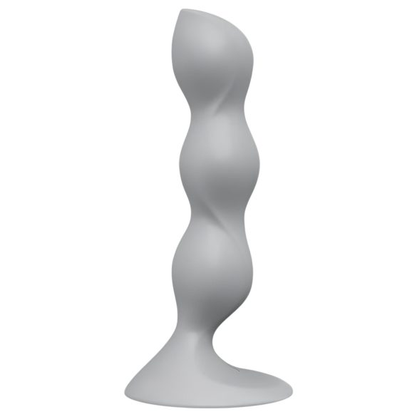 Satisfyer - dildo med kugler - silikone grå