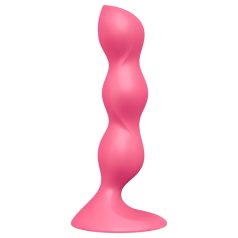   Satisfyer Triple Ball-R - analvibrator med kugler - silikone - pink