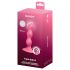 Satisfyer Triple Ball-R - analvibrator med kugler - silikone - pink
