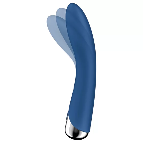 Satisfyer - G-punkt vibrator med roterende hoved - blå