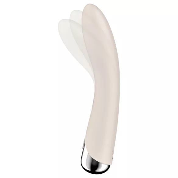 Satisfyer - G-punktsvibrator med roterende hoved - beige