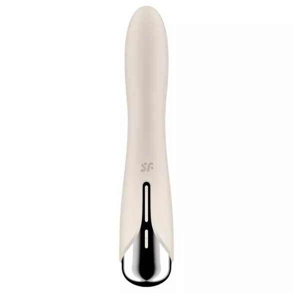 Satisfyer - G-punktsvibrator med roterende hoved - beige