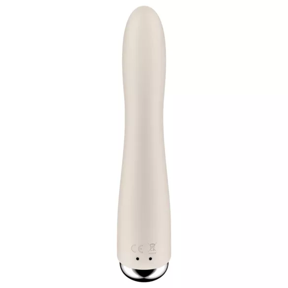 Satisfyer - G-punktsvibrator med roterende hoved - beige