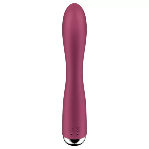Satisfyer - rabbit vibrator med roterende klitorisarm - rød