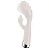 Satisfyer - rabbitvibrator med roterende klitorisarm - beige