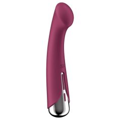 Satisfyer - G-punkt vibrator med roterende hoved - rød