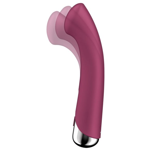 Satisfyer Spinning G-Spot 1 - roterende G-punktsvibrator (rød)