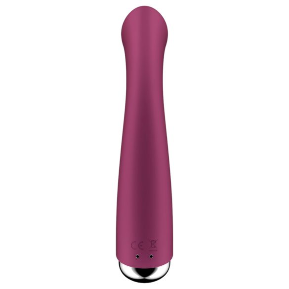 Satisfyer Spinning G-Spot 1 - roterende G-punktsvibrator (rød)