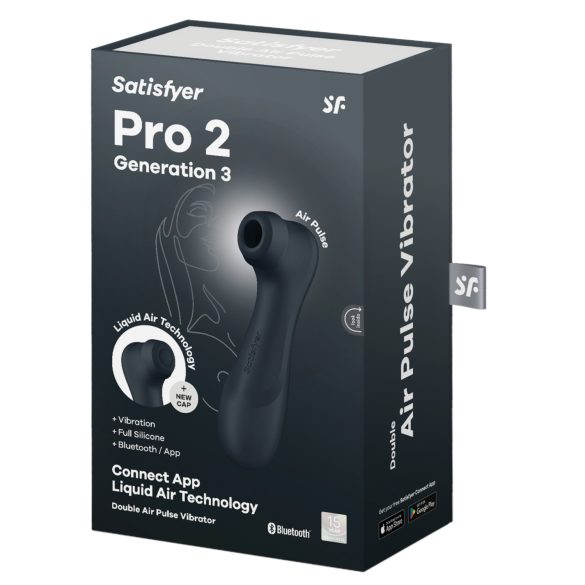 Satisfyer Pro2 Gen3 - klitoris stimulator med lufttryk - mørkegrå