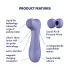 Satisfyer Pro 2 Gen3 - klitorisvibrator med trykbølger - genopladelig - lilla