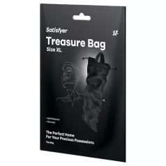   Satisfyer Treasure Bag XL - diskret opbevaringstaske - stor (sort)