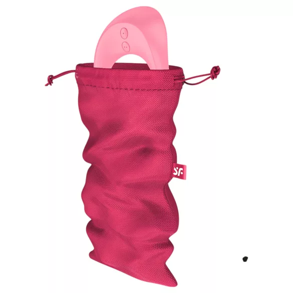 Satisfyer Treasure Bag M - diskret opbevaringstaske til sexlegetøj (pink)