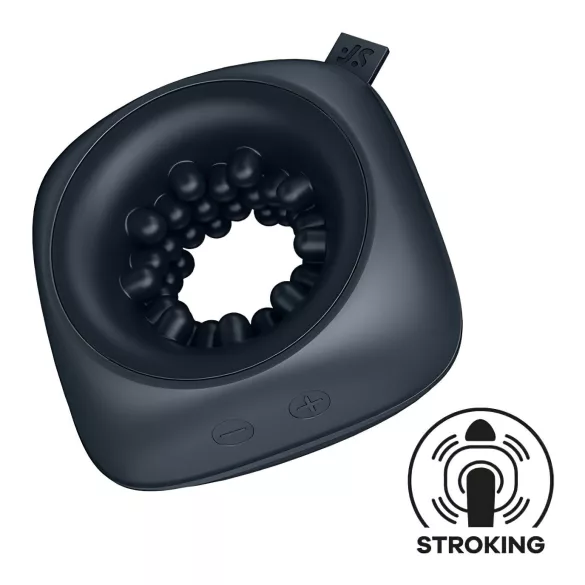 Satisfyer - penisring masturbator med vibration - genopladelig sort