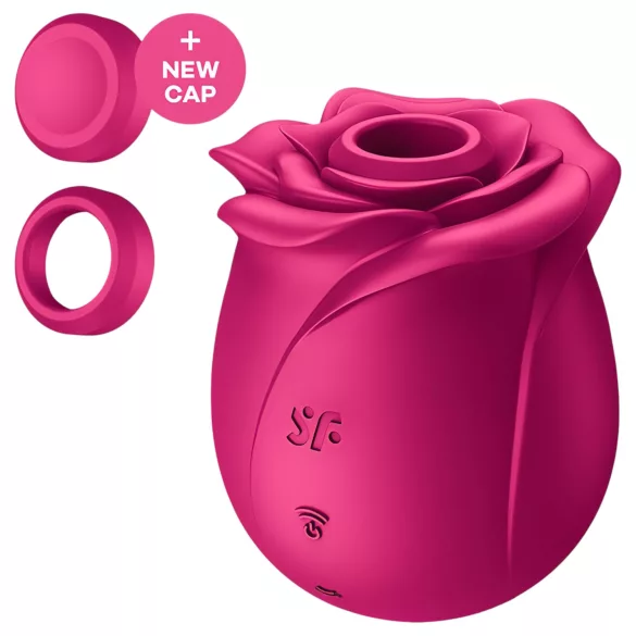 Satisfyer Pro 2 Classic Blossom - klitorisvibrator med lufttryk - rød