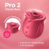 Satisfyer Pro 2 Rose Classic - luftbølger klitorisvibrator (rød)