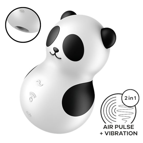 Satisfyer Pocket Panda - klitorisvibrator med lufttryk - sort
