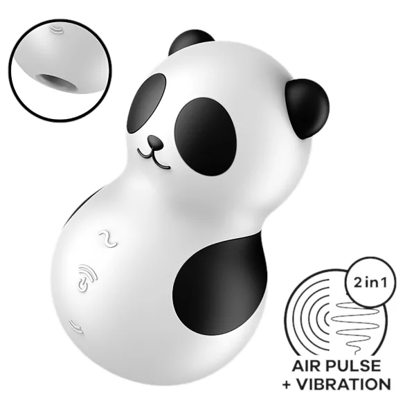 Satisfyer Pocket Panda - klitorisvibrator med lufttryk - sort