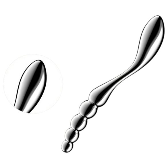 Satisfyer Star Force 1 - kugleformet ståldildo (sølv)