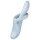 Satisfyer Heat Flex 4 - opvarmende vibrator med klitorisarm (sølv)