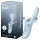 Satisfyer Heat Flex 4 - opvarmende vibrator med klitorisarm (blå)