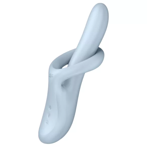 Satisfyer Heat Flex 4 - opvarmende vibrator med klitorisarm (sølv)