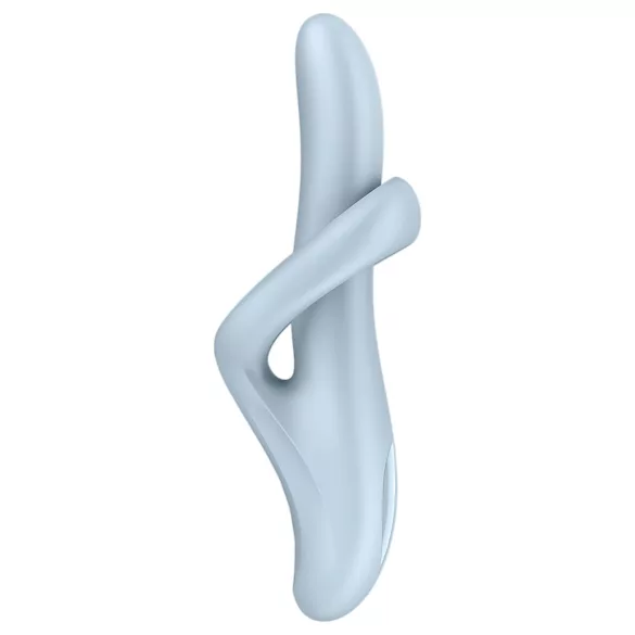 Satisfyer Heat Flex 4 - opvarmende vibrator med klitorisarm (blå)