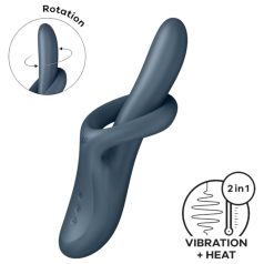 Satisfyer Heat Flex 4 - klitorisvibrator med varme - grå