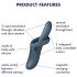 Satisfyer Heat Flex 4 - klitorisvibrator med varme - grå