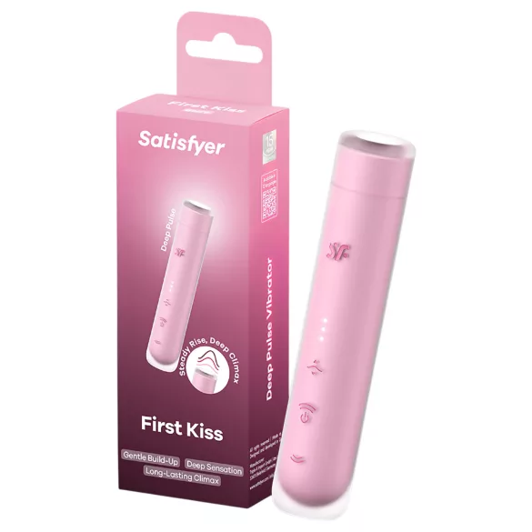Satisfyer First Kiss - luftbølge-klitorisstimulator (pink)