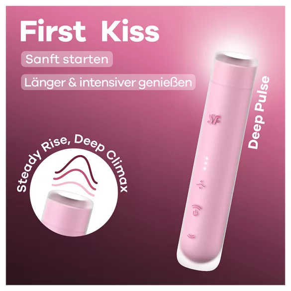 Satisfyer First Kiss - luftbølge-klitorisstimulator (pink)