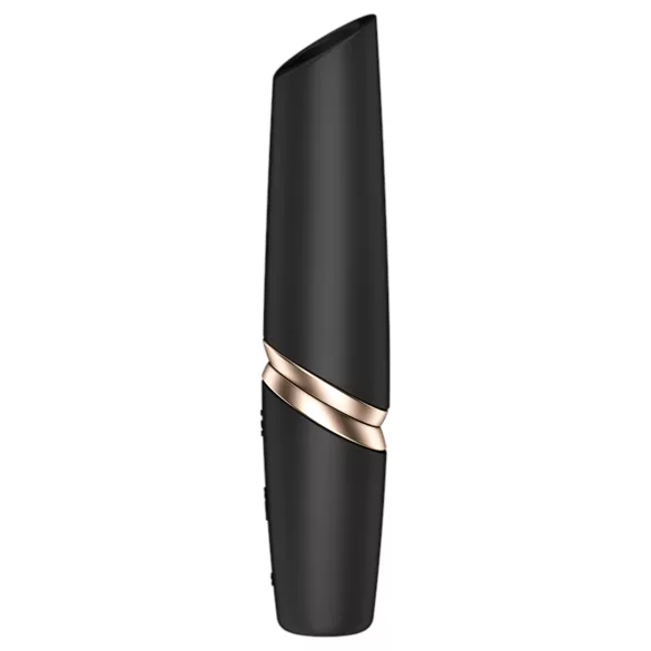 Satisfyer Perfect Kiss - læbestift vibrator - sort