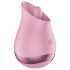 Satisfyer - klitorisvibrator med tungefunktion - silikone pink