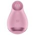Satisfyer - klitorisvibrator med tungefunktion - silikone pink