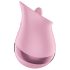 Satisfyer - klitorisvibrator med tungefunktion - silikone pink