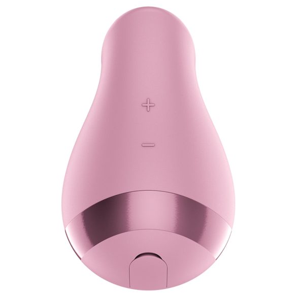 Satisfyer - klitorisvibrator med tungefunktion - silikone pink