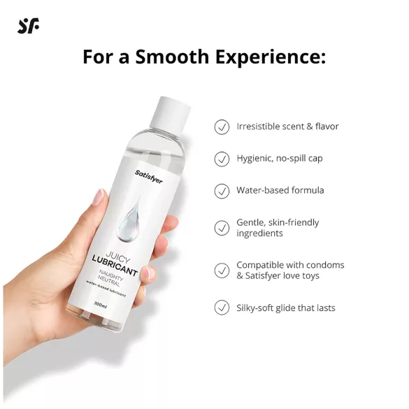 Satisfyer - vandbaseret glidecreme - sensitiv - 300ml