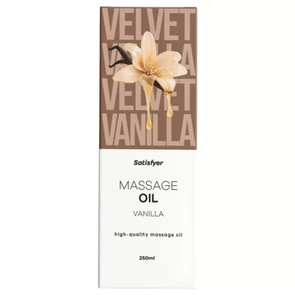 Satisfyer - massageolie - vanilje - 250ml