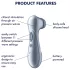 Satisfyer Pro2 Gen2 - klitorisvibrator med lufttryk - blå