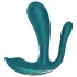 Satisfyer Top Secret+ - 3-grenet, bærbar vibrator (grøn)