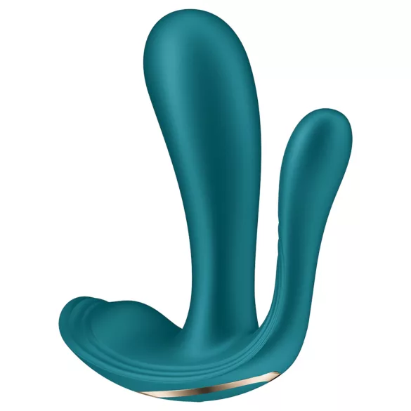 Satisfyer Top Secret+ - 3-grenet, bærbar vibrator (grøn)