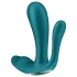 Satisfyer Top Secret+ - 3-grenet, bærbar vibrator (grøn)