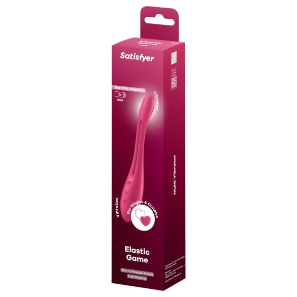 Satisfyer - parvibrator - fleksibel - silikone/pink