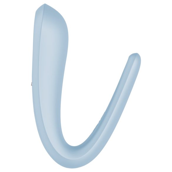 Satisfyer Double Classic - parvibrator (blå)